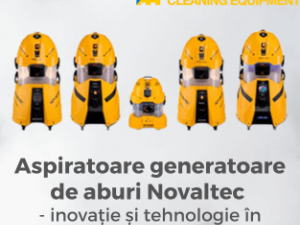 Aspiratoarele generatoare de aburi Novaltec - o soluție eficientă și sigură pentru curățarea și igienizarea spațiilor Aspiratoarele generatoare de aburi Novaltec - o soluție eficientă și sigură pentru curățarea și igienizarea spațiilor