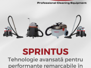 Sprintus - Tehnologie avansată pentru performanțe  remarcabile în domeniul curățeniei Sprintus - Tehnologie avansată pentru performanțe  remarcabile în domeniul curățeniei