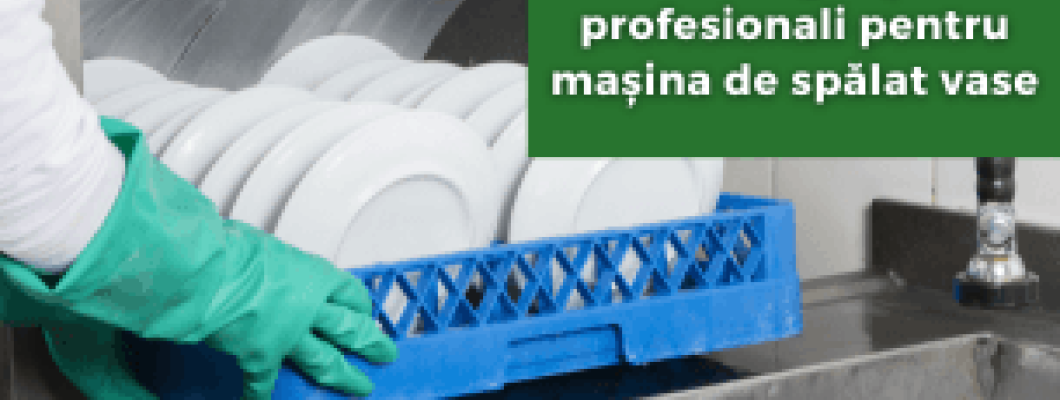 Detergenți profesionali pentru mașina de spălat vase