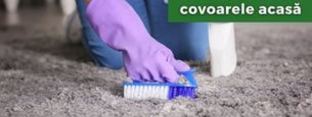 Cum să cureți covoarele acasă