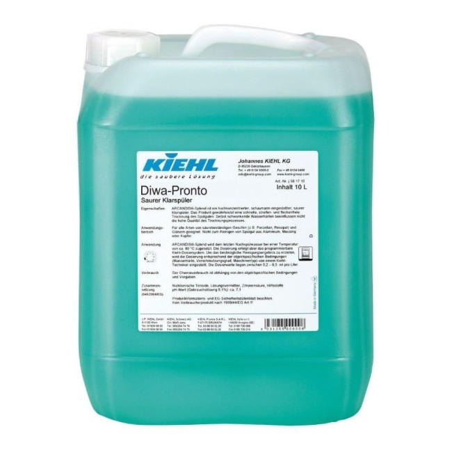 Detergent acid pentru clătit veselă DIWA Pronto 10 L / 20 L