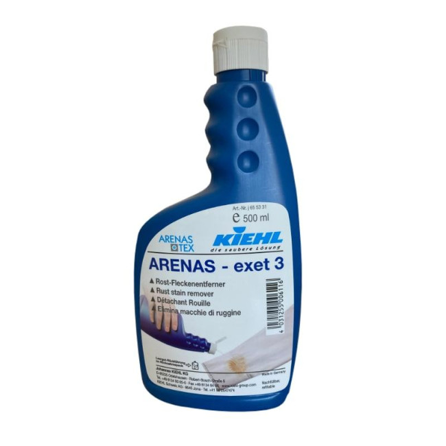 Produs pentru îndepărtarea petelor de rugină ARENAS-exet 3 Produs pentru îndepărtarea petelor de rugină ARENAS-exet 3