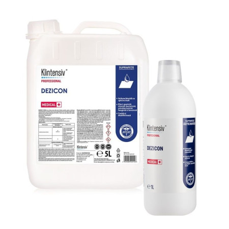 Dezinfectant suprafețe și instrumentar medical KLINTENSIV DEZICON Dezinfectant suprafețe și instrumentar medical KLINTENSIV DEZICON