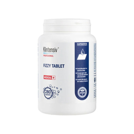 Dezinfectant efervescent pentru suprafețe Klintensiv Fizzy Tablet