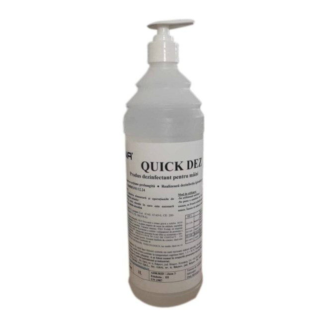 Dezinfectant pentru mâini Pirana Quick Dez 1L Dezinfectant pentru mâini Pirana Quick Dez