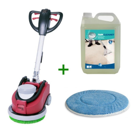 Ofertă monodisc Sprintus ZEUS cu pad microfibră albastru și detergent Tapicleanet Ofertă monodisc Sprintus ZEUS cu pad microfibră albastru și detergent Tapicleanet