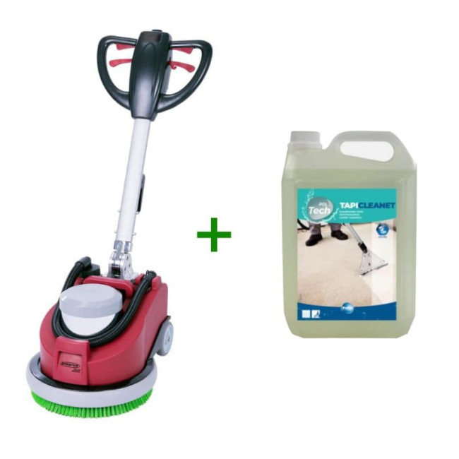 Ofertă monodisc Sprintus ZEUS și detergent Tapicleanet