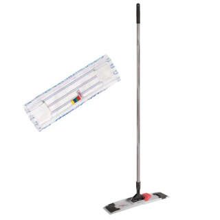 Sprintus CombiX Mini Systemwagen – 1x 25L Eimer, Modulare Trennwand, Mopppresse, Gummierte Rollen