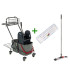 Cărucior curățenie cadru metalic + Mop profesional Sprintus Magic Vario