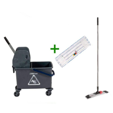 Cărucior curățenie Sprintus Combix Mini + Mop profesional Sprintus Magic Vario 40 cm Cărucior curățenie Sprintus Combix Mini + Mop profesional Sprintus Magic Vario 40 cm