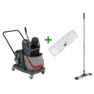 Cărucior curățenie 2 găleți de 17 L + Mop profesional Sprintus Magic Vario