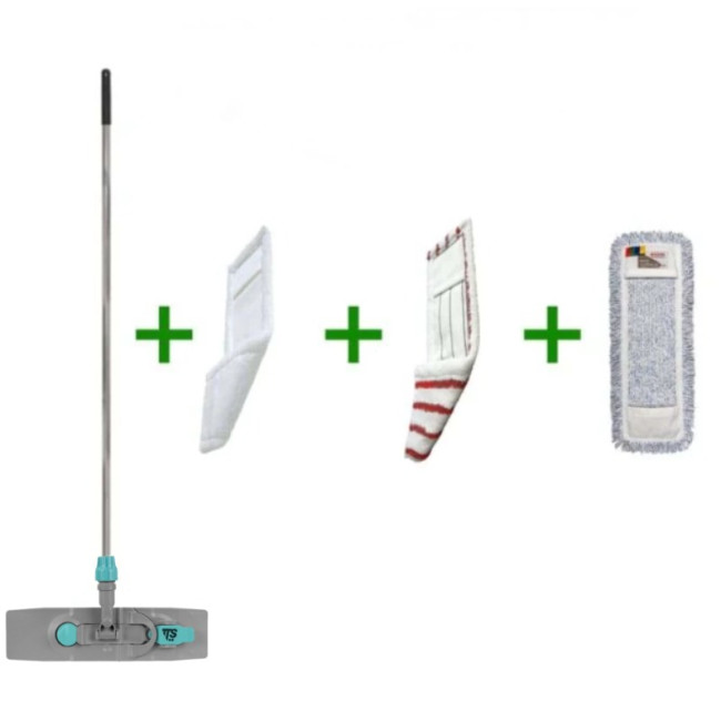 Mop TTS BLIK cu 3 rezerve de mop