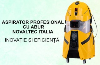 Aspirator profesional cu aburi Novaltec