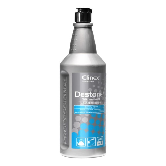 Detergent curățarea depunerilor de calcar Clinex Destoner 1L Detergent curățarea depunerilor de calcar Clinex Destoner 1L