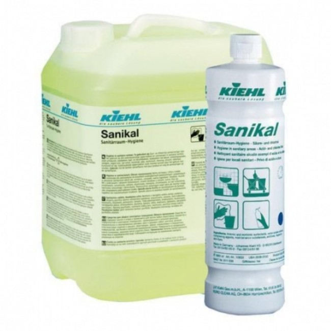 Detergent sanitar fără acizi Sanikal 1 L / 10 L Detergent sanitar fără acizi Sanikal