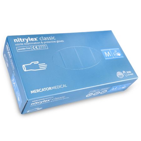 Mănuși nitril nepudrate Nytrilex Classic set 100 buc.