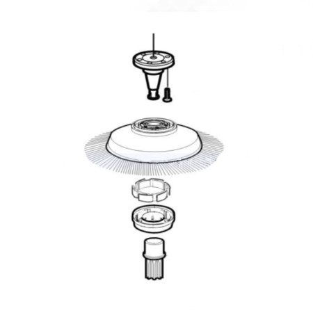 Mecanism antrenare roată măturătoare Haaga 375 / 475 / 477 Mecanism antrenare roată măturătoare Haaga 375 / 475 / 477