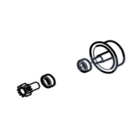 Set pinion perie măturătore Haaga Set pinion perie măturătore Haaga