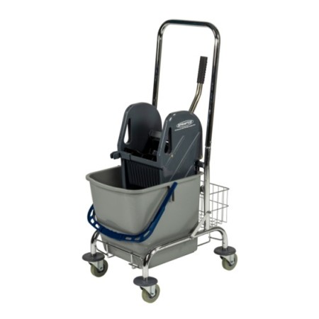 Cărucior curățenie cadru metalic 27 L + Mop profesional Magic Vario Cărucior curățenie cadru metalic 27 L + Mop profesional Magic Vario