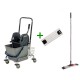 Cărucior curățenie cadru metalic 27 L + Mop profesional Magic Vario