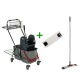 Cărucior curățenie cadru metalic + Mop profesional Sprintus Magic Vario 40 cm