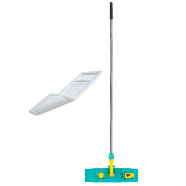 Cărucior curățenie cadru metalic + Mop profesional TTS BLIK 40 cm