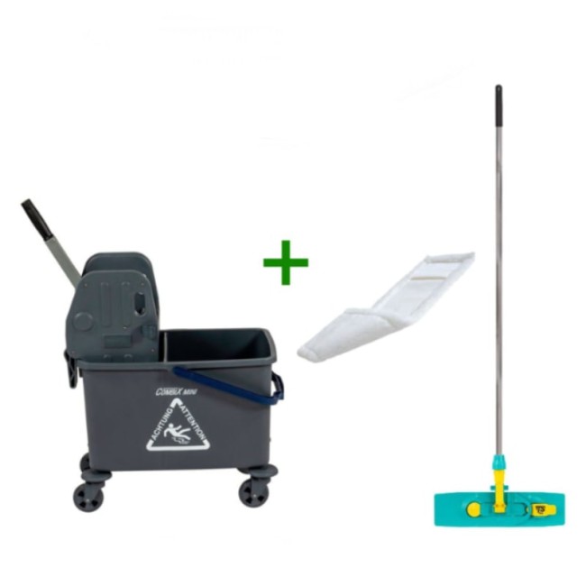 Cărucior curățenie Sprintus Combix Mini + Mop profesional TTS BLIK 40 cm