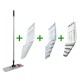 Set mop Magic Click cu 3 rezerve de mop diferite Set mop Magic Click cu 3 rezerve de mop diferite