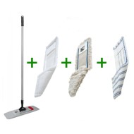 Set mop Magic Click cu 3 rezerve de mop Set mop Magic Click cu 3 rezerve de mop