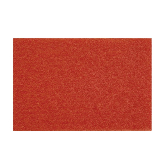 Pad curățenie poliester Roșu dreptunghiulare