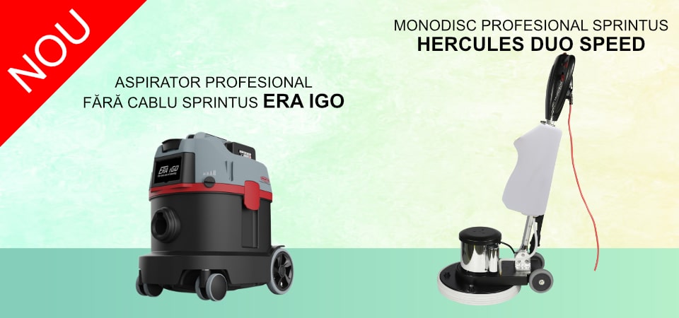 Aspirator profesional Sprintus ERA IGO si monodisc profesional Sprintus Hercules Duo Speed