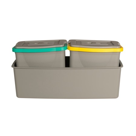 Set 2 găleți 6 L cu capac și tavă