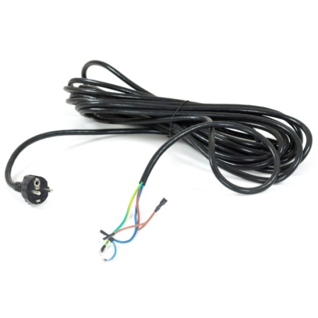Cablu alimentare negru 10 m cu pini
