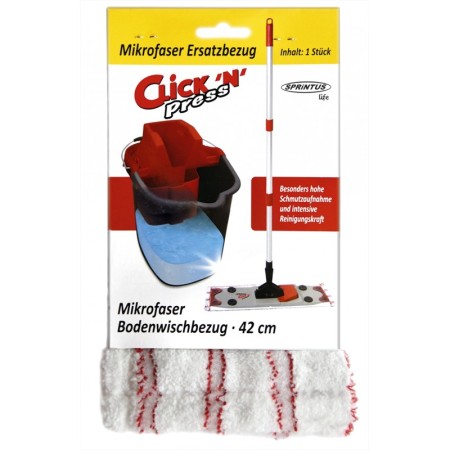 Rezervă mop microfibră pentru Click'N Press și Click'N Twist Rezervă mop microfibră pentru Click'N Press și Click'N Twist